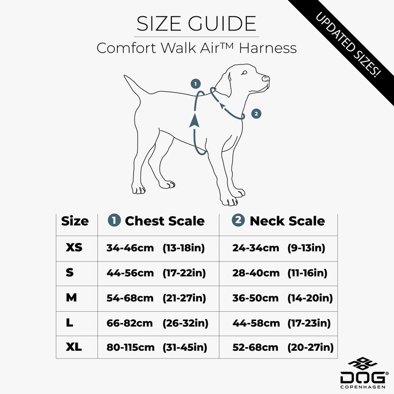 Harnais Comfort Walk Air™ de DOG Copenhagen Size L Color Orange Sun Harnais Comfort Walk Air™ de DOG Copenhagen Size L Color Orange Sun