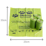 Oh Crap! compostable poop bags - single roll (15 bags)