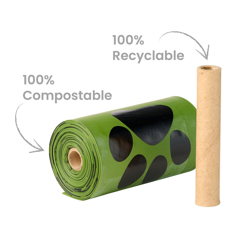 Oh Crap! compostable poop bags - single roll (15 bags)