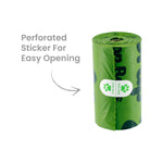 Oh Crap! compostable poop bags - single roll (15 bags)
