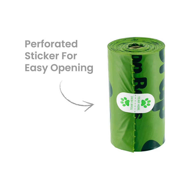 Oh Crap! compostable poop bags - single roll (15 bags)